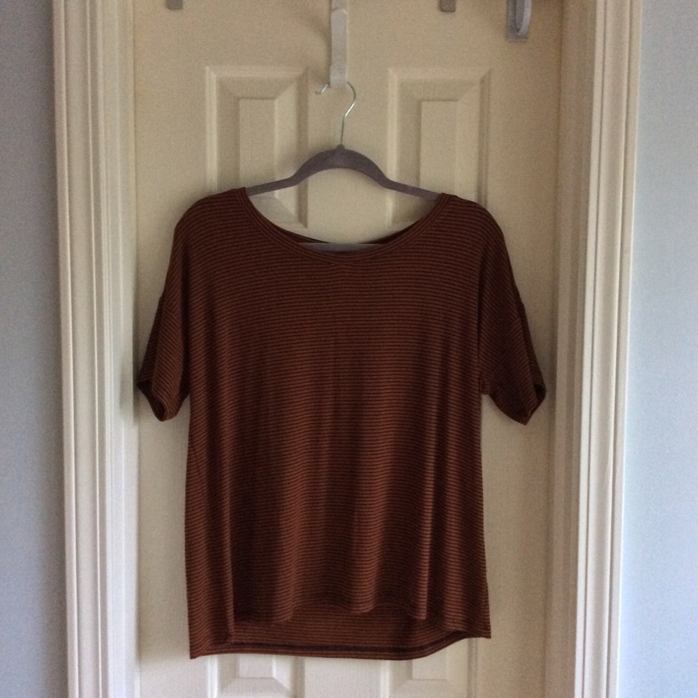 Deep orange top